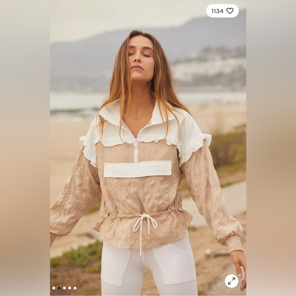 FREE PEOPLE Movement Lets Go Out Pullover Sz Small - Picture 4 of 13